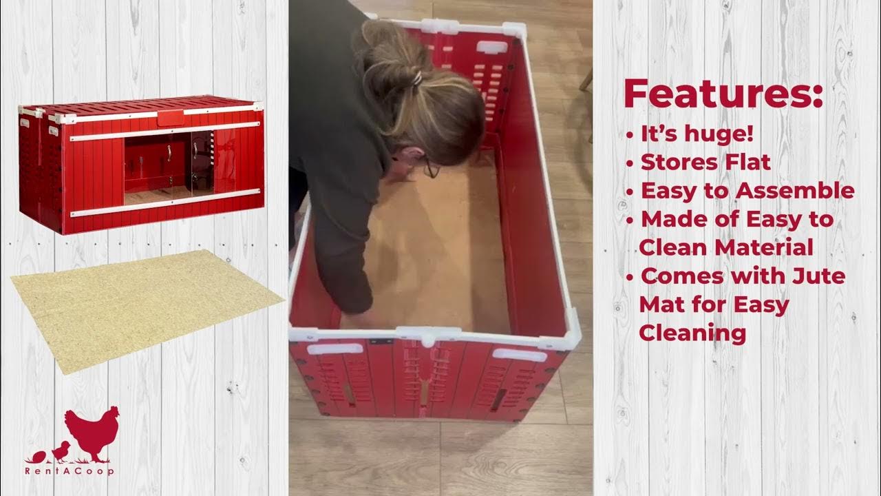 Rentacoop big red barn chick brooder youtube