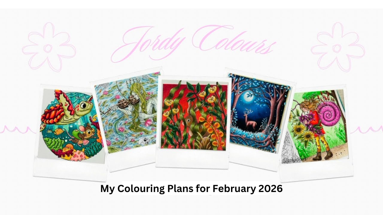 Мои планы по раскрашиванию на февраль 2026 года