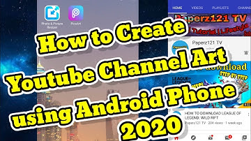 How to Create Youtube Channel Art using Android Phone | Step by step tutorial