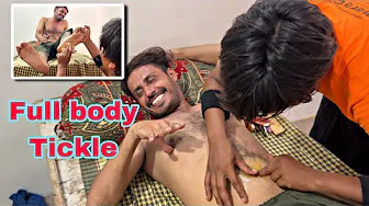 Giggly ASMR 😂 Full Body TICKLE Attack! Feet, Belly & Armpits Massage