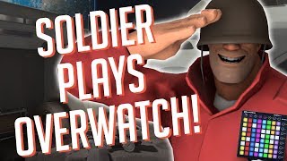 Soldier Plays OVERWATCH! Soundboard Pranks in Competitive!