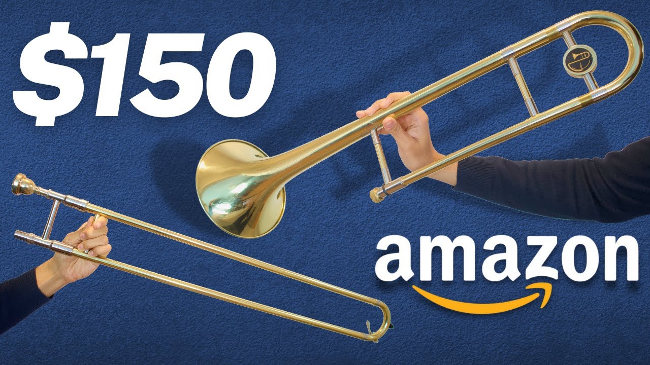 Cheapest Amazon TROMBONE vs PRO Trombone YouTube