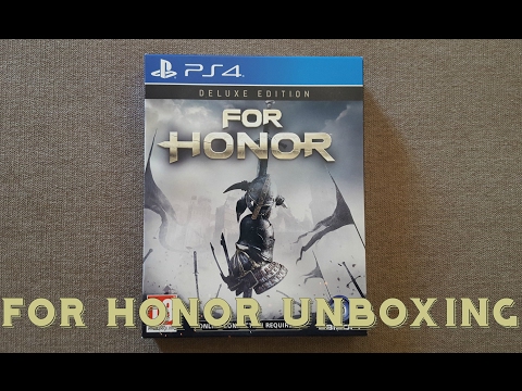 For Honor Deluxe Edition PS4 Unboxing