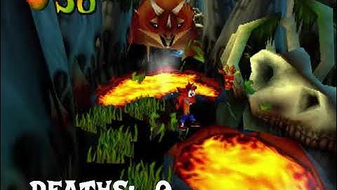 Crash Bandicoot 3 - 105% Gameplay - Bone Yard (Red Gem Path)