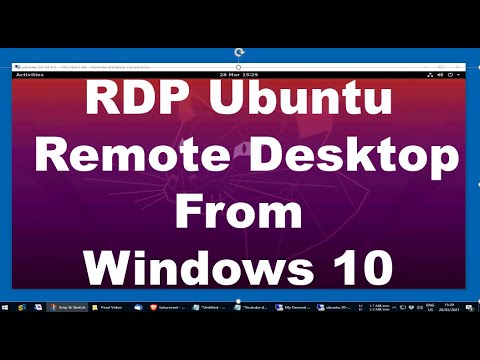 Ubuntu 20.04 Remote Desktop Access from Windows 10 with xRDP