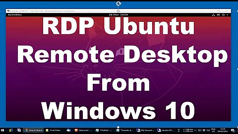 Ubuntu 20.04 Remote Desktop Access from Windows 10 with xRDP