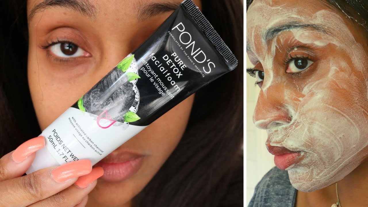 Ponds Pure Detox Facial Foam Review YouTube