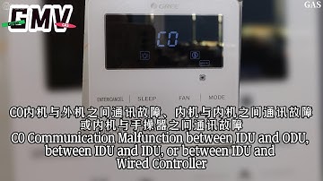 多联机C0通讯故障排查指导 GMV C0 Communication Troubleshooting Guide