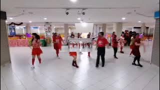 Nian Jie Shi Jing 2022 - Line Dance - Demo By: D'Sisters & Friends LDG #linedance #cjlclan #cny2022