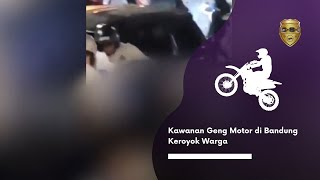 Kawanan Geng Motor di Bandung Keroyok Warga