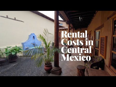What does it cost to rent a house or apartment in central Mexico?