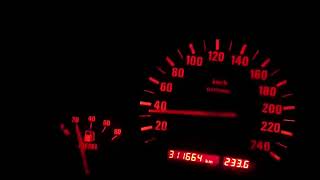 BMW E34 525D Acceleration Stage 1 3 Gear M57D25 30 120 km\h