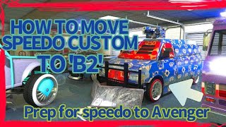 🔥FAST & EASY GTA 5 "HOW 2 MOVE THE SPEEDO CUSTOM TO B2 FOR THE AVENGER/RC TANK MERGE"‼️