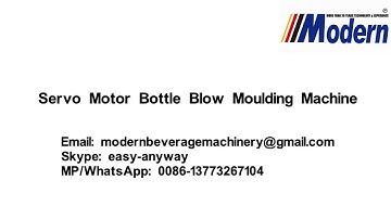 Servo motor blow moulding machine, Automatic PET bottle blow moulding machine
