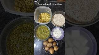 Sunday prep for a healthier week #ytshorts #shorts #mealprep