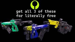 how to get these 3 guns for literally free in marathon