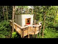 Building MICRO HOUSE 64 sq ft. on Stilts (COMPLETE BUILD)