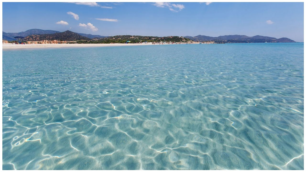 Il rumore del mare Spiaggia di Campus Villasimius Sardegna [ 4k ] - YouTube