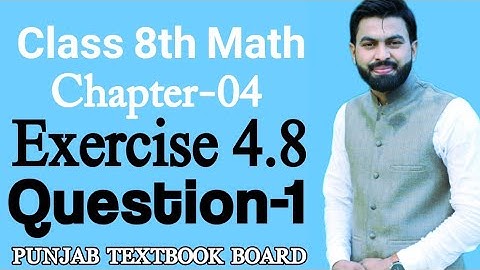 Class 8th Math Unit 4 Exercise 4.8 Question 1-8th Class Maths Exercise 4.8 Q1-Financial Arithmetic