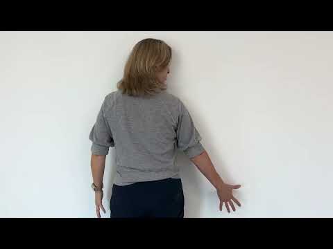 Pec Release with Ball-Home Exercise Demonstrated by Charlotte PT