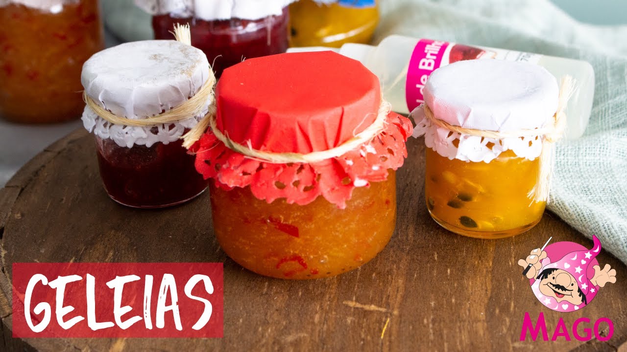 Faça 3 Receitas de Geléias Usando Pectina da Mago YouTube