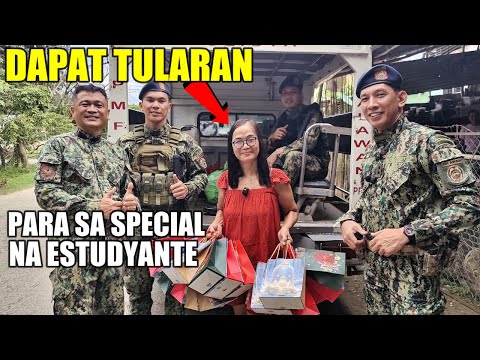 PULIS TINUPAD ANG HILING NG ISANG TEACHER SA KANYANG MGA SPECIAL NA STUDYANTE GRABE ANG PAGMAMAHAL