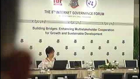 IGF2013 Rm10 Day2 6th Meeting of the Dynamic Coalition on Internet and Climate Change (DCICC)