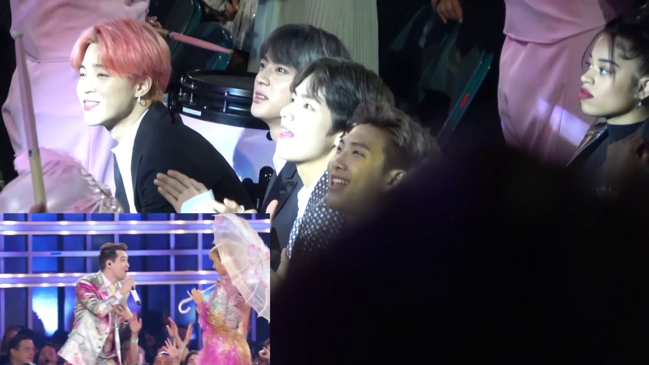 190501 Bts Reaction To Taylor Swift Ft Brendon Urie Me At Bbmas At 2019