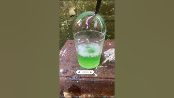magic bouncing  bubble recipe || Soap Bubble Experiment #experiment #bubble