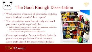 Strategies for Dissertation Progress