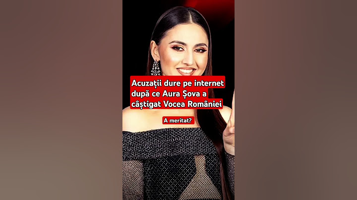 Acuzații dure pe internet după ce Aura Șova a câștigat Vocea României A meritat? #vocearomaniei