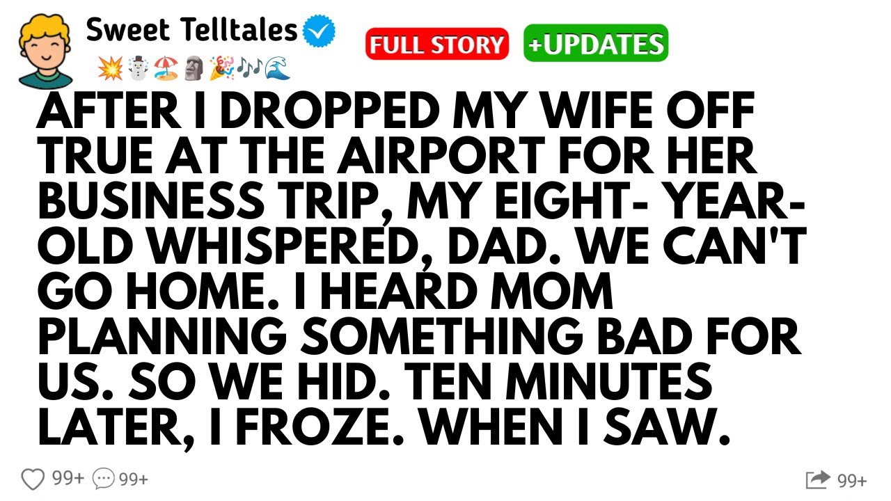 После того как я отвёз жену в аэропорт на деловую командировку, мой восьмилетний сын прошептал: