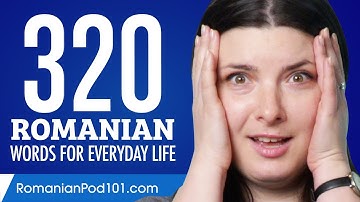 320 Romanian Words for Everyday Life - Basic Vocabulary #16