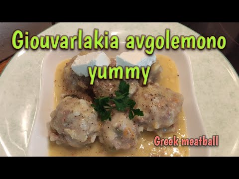 Resep Giouvarlakia avgolemono yummy/Bakso Yunani Yang Menggugah Selera