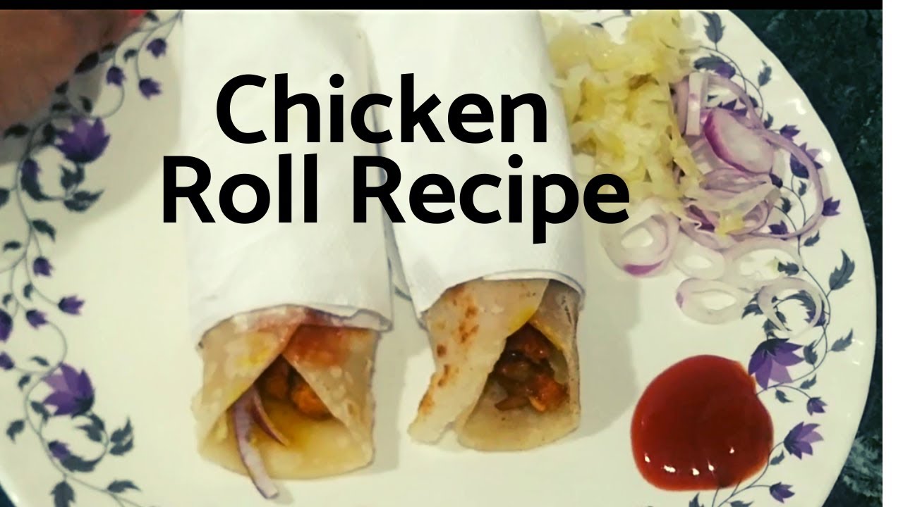 Chicken Roll Recipe | Street Food Style Recipe | Cook With Nikitas