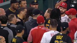 Reds Vs Pirates Benches Clear