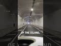 Different weather on either side of tunnel! ☀️☔️ 🎥 Viralhog