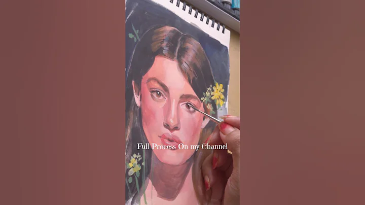 Painting that pinterest girl #gouache