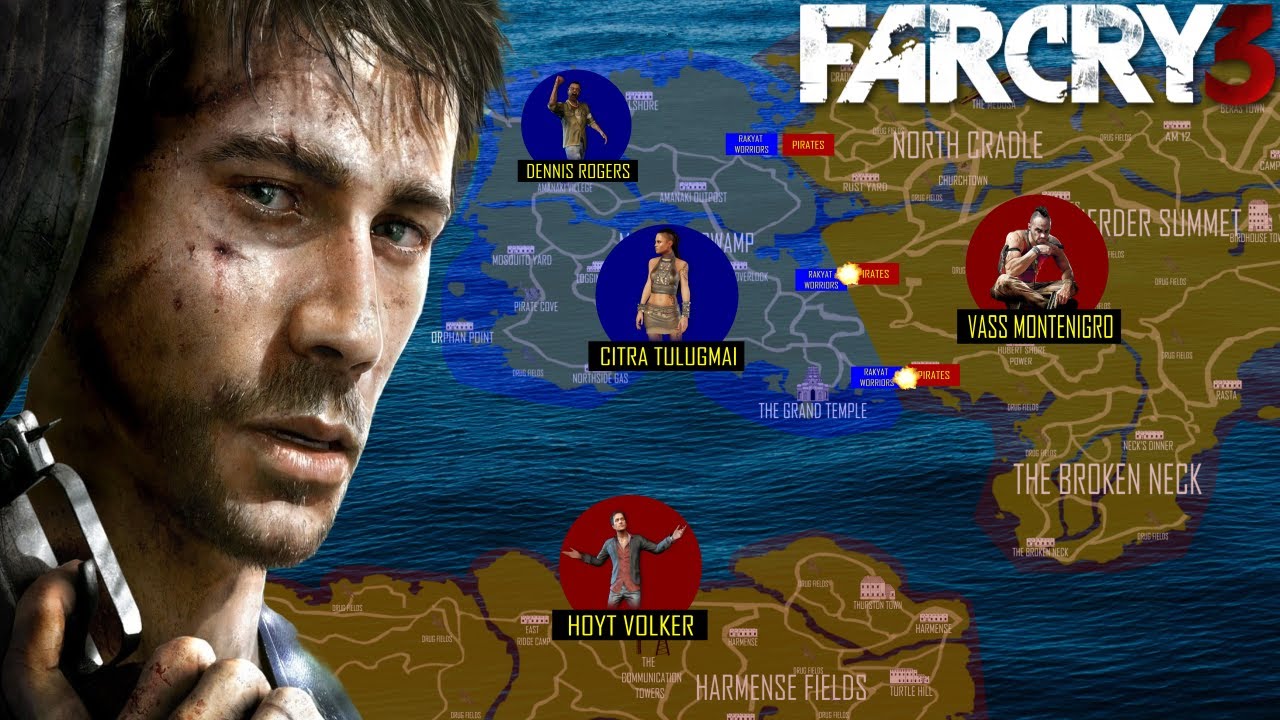 Far Cry 3’s Story Explained Through A Geopolitical War Map
