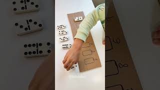 Today we made a mathematical domino 🔢