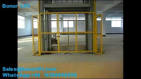 Guide rail Cargo Lift