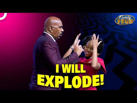 Steve Couldn't Hold It TOGETHER For 60 MINUTES! | Family Feud Compilations