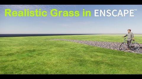 Enscape realistic grass tutorial