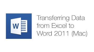 Office Tutorials - Copying, Pasting, and Formatting an Excel Graph (Microsoft Word 2011)