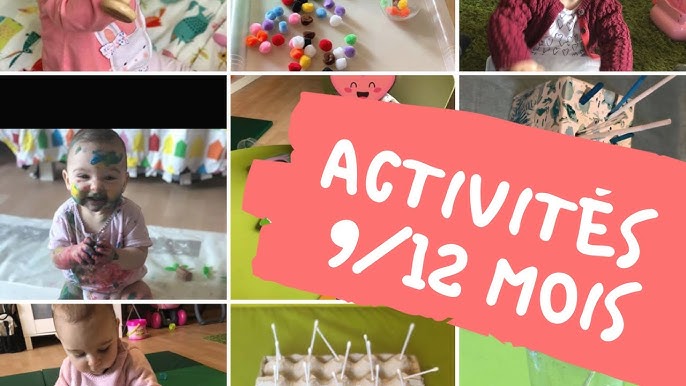 15 idées d'activités 6 à 9 mois 