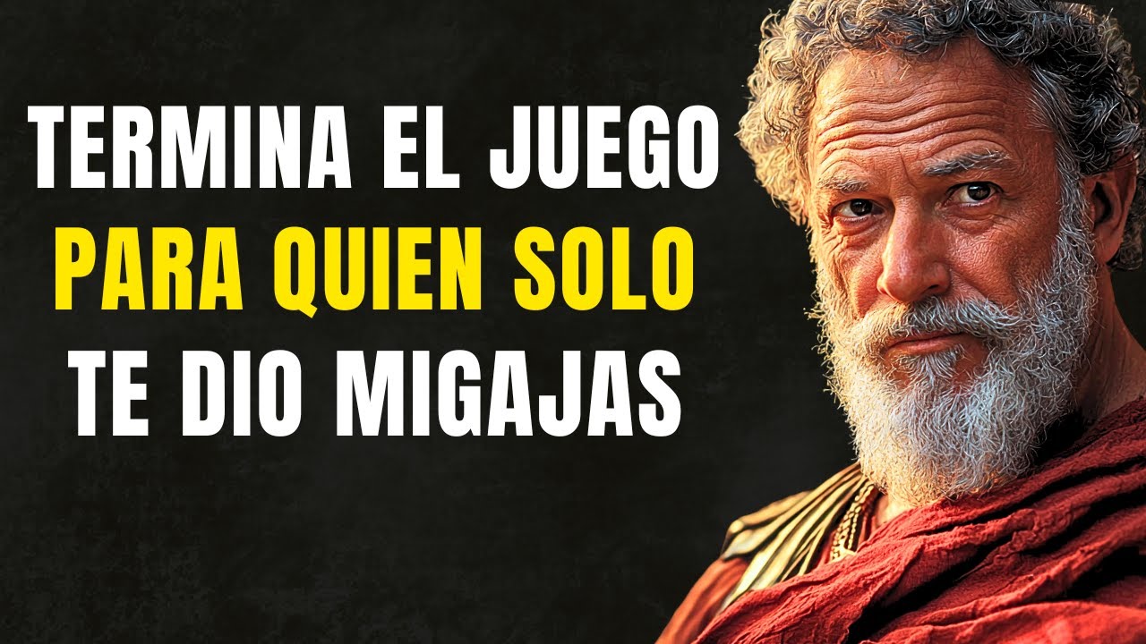 QUIEN SOLO TE DIO MIGAJAS… SE DERRUMBA ANTE TU SILENCIO TRANSFORMADOR | Estoicismo