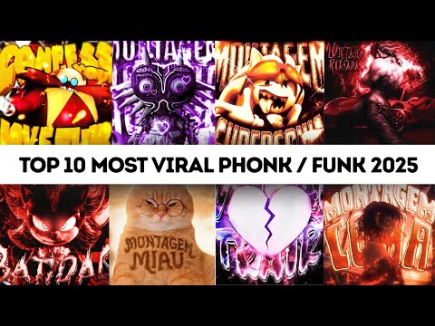 🎵 TOP 10 MOST VIRAL PHONKFUNK 2025 🎵🔥