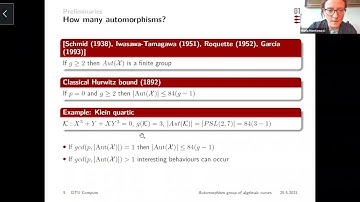 Maria Montanucci, On the Automorphism Group of Algebraic Curves in Positive Characteristic