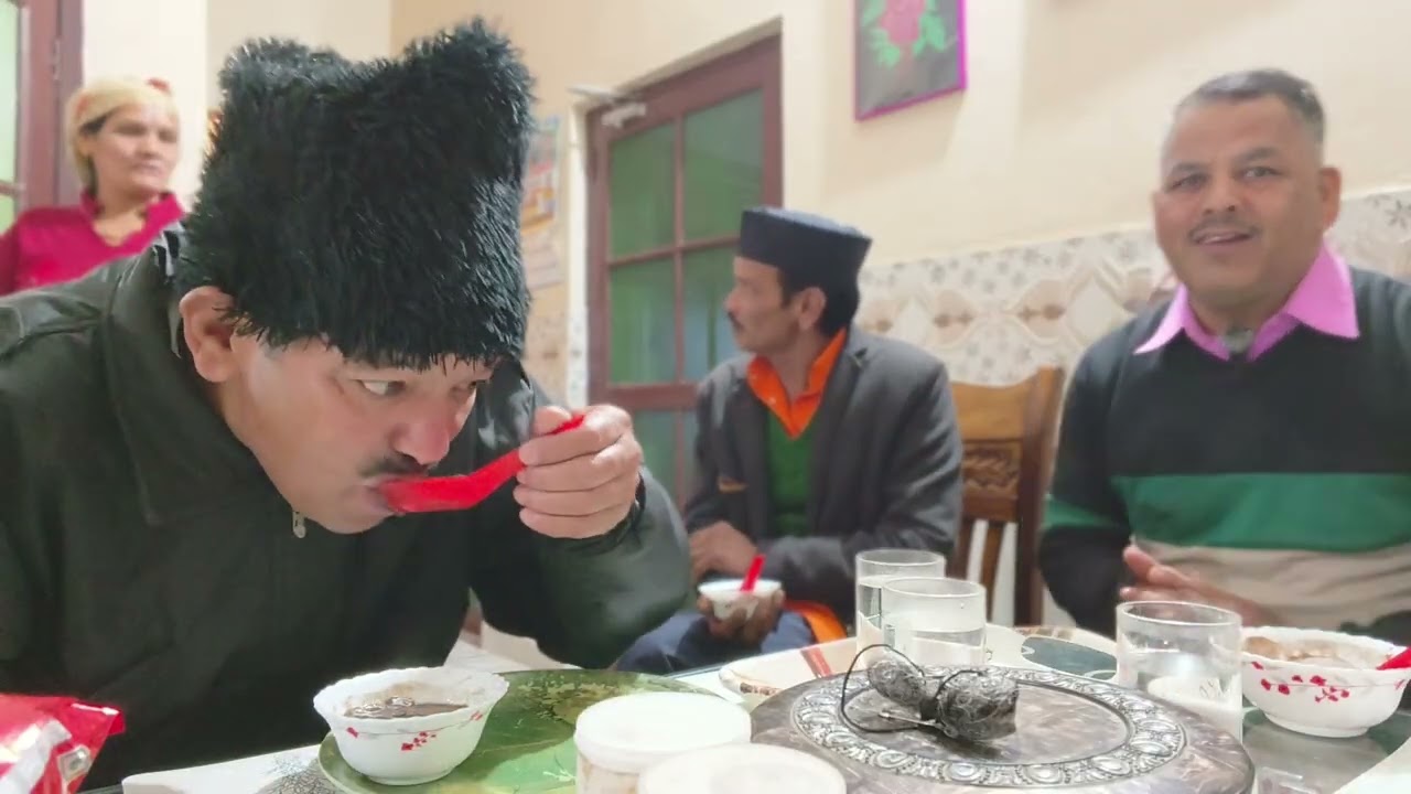 आज कोहरे का चौथादिन बना नास्ते मे मडवे का सूप❤️❤️