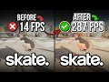 SKATE.: HOW TO BOOST FPS, FIX FPS DROPS/STUTTER & LAG | Run Skate. on Low-End PC thumbnail
